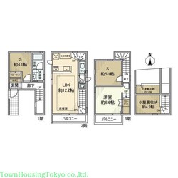 砧戸建の物件間取画像